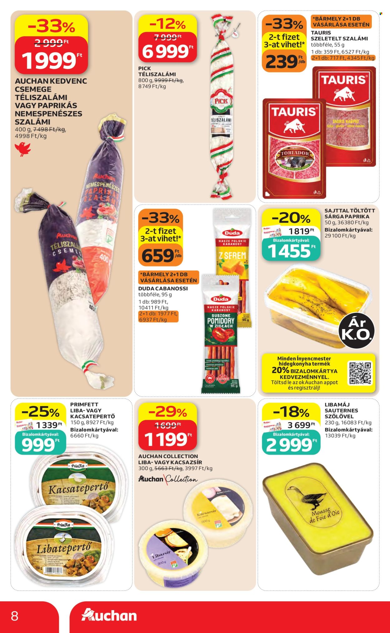Auchan akciós újság érvényes:  - 2026.08.27 - 2026.09.02. 8. oldal Oldal 8