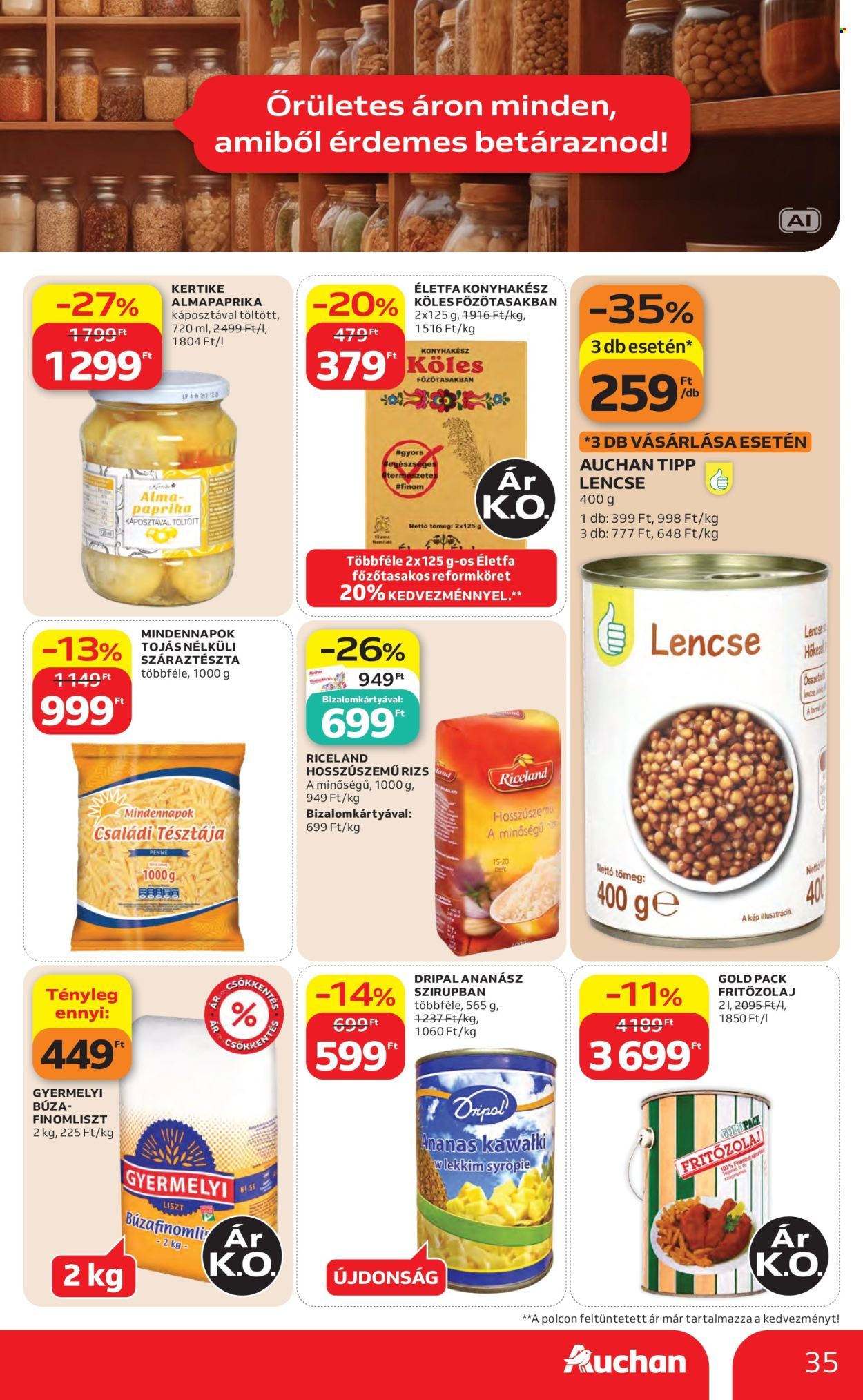 Auchan akciós újság érvényes:  - 2026.08.27 - 2026.09.02. 35. oldal Oldal 35