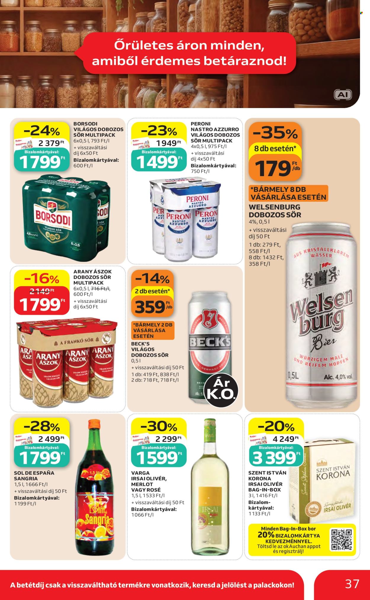 Auchan akciós újság érvényes:  - 2026.08.27 - 2026.09.02. 37. oldal Oldal 37