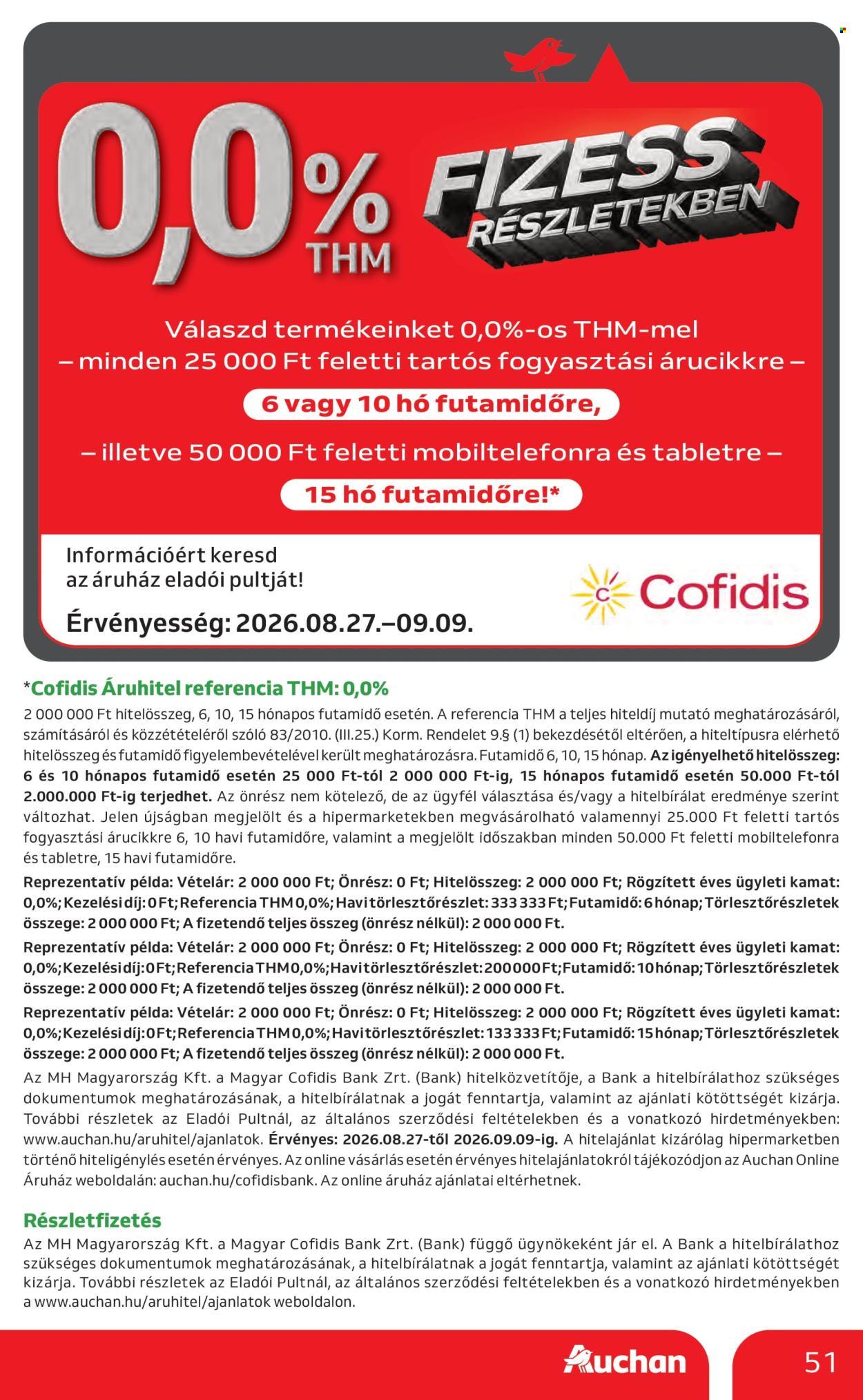 Auchan akciós újság érvényes:  - 2026.08.27 - 2026.09.02. 51. oldal Oldal 51