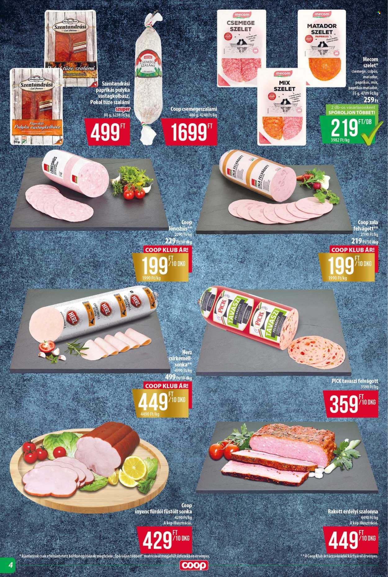 Coop akciós újság érvényes:  - 2026.08.27 - 2026.09.02. 4. oldal Oldal 4