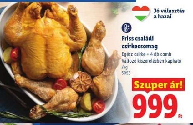 Friss családi csirkecsoma
