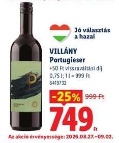 VILLÁNY PORTUGIESER