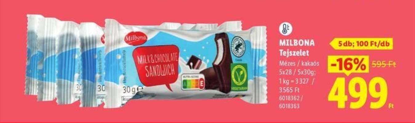 MILBONA Tejszelet