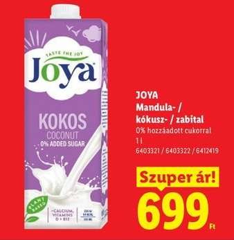 Joya Mandula- / kókusz- / zabital