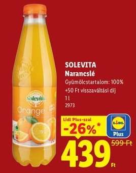 SOLEVITA Narancslé*