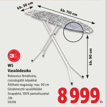 W5 Vasalódeszka