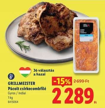 GRILLMEISTER Pácolt csirkecombfilé