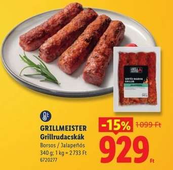 GRILLMEISTER Grillrudacskák