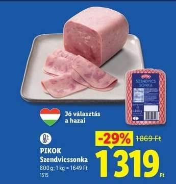 PIKOK Szendvicssonka