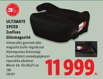 Ultimate Speed Isofixes ülésmagasító