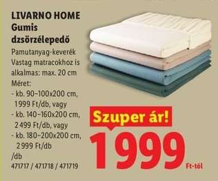 LIVARNO HOME Gumis dzsörzélepedő