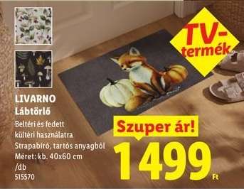 Livarno Lábtörlő