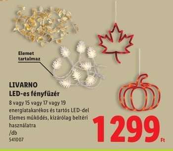 LIVARNO LED-es fényfüzér