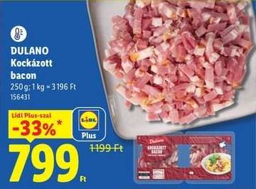 Dulano Kockázott bacon