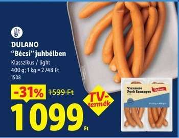 DULANO Bécsi juhbélben