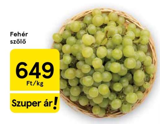 Fehér szőlő