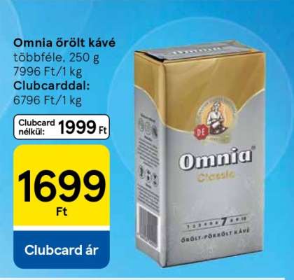 OMNIA őrölt kávé