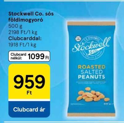 Stockwell Co. sós földimogyoró
