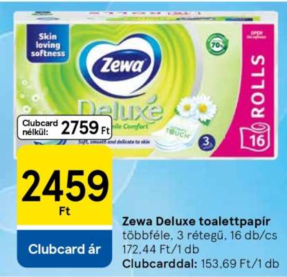 Zewa Deluxe toalettpapír
