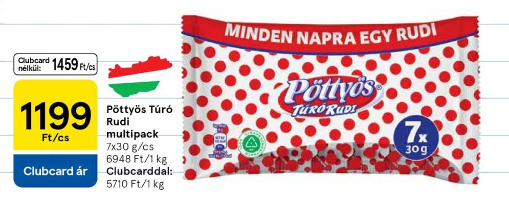Pöttyös Túró Rudi Multipack