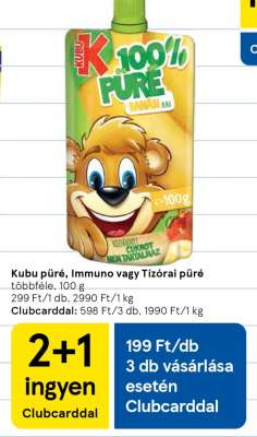 Kubu püré, Immuno vagy Tízórai püré