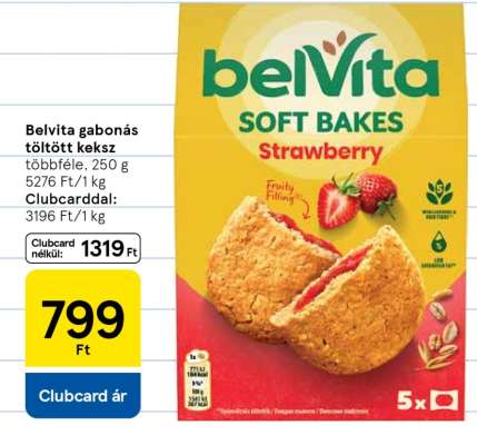 BelVita gabonás töltött keksz