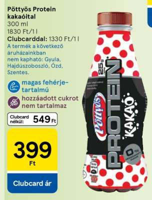 Pöttyös Protein kakaóital