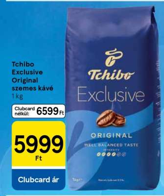 Tchibo Exclusive Original szemes kávé