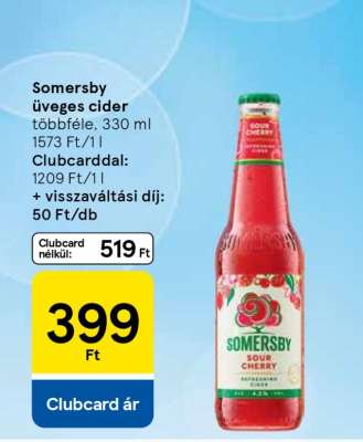 Somersby üveges cider