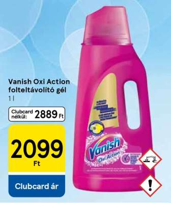 Vanish Oxi Action folteltávolító gél
