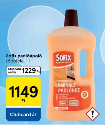 Sofix padlóápoló