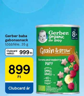 Gerber baba gabonasnack