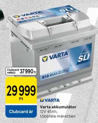 Varta akkumulátor