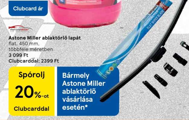 Astone Miller ablaktörlő lapát