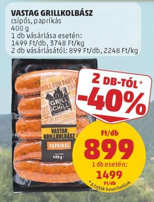 Vastag Grillkolbász