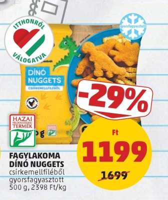Fagylakoma Dinó Nuggets