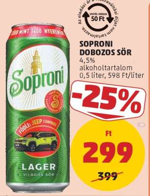 Soproni Dobozos Sör