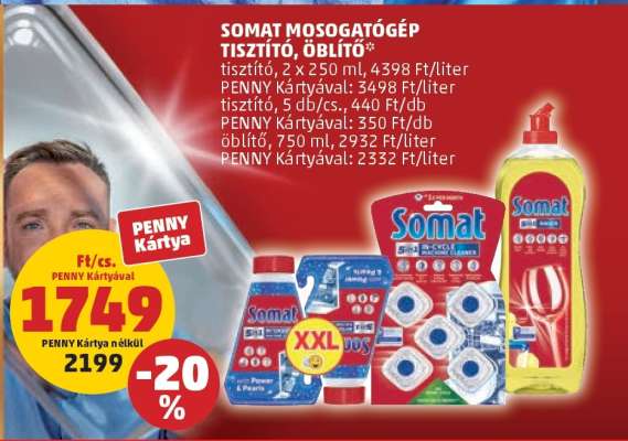 Somat Mosogatógép Tisztító, Öblítő