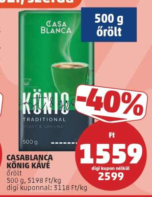 CASABLANCA KÖNIG KÁVÉ