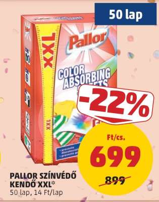 PALLOR SZÍNVÉDŐ KENDŐ XXL