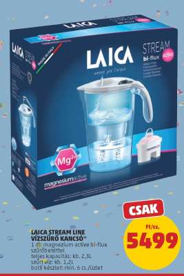 LAICA Stream Line Vízszűrő Kancsó
