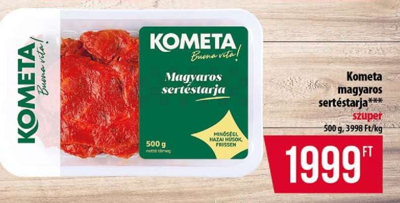 Kometa Magyaros sertéstarja