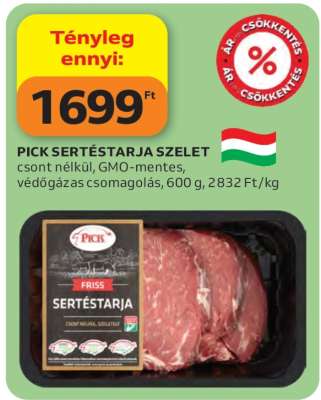 PICK Sertéstarja Szelet