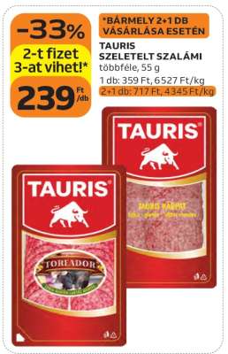TAURIS SZELETELT SZALÁMI