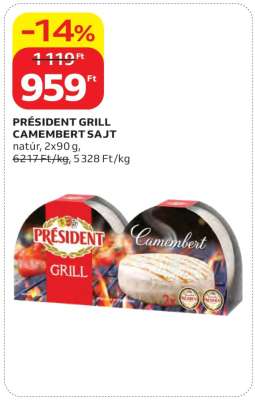 Président Grill Camembert sajt