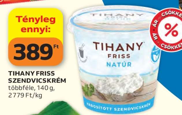Tihany Friss Szendvicskrém