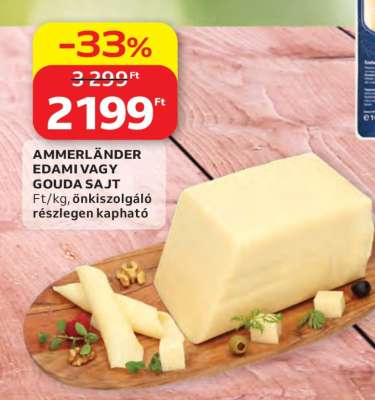 AMMERLÄNDER EDAMI VAGY GOUDA SAJT