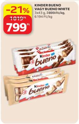 Kinder Bueno vagy Bueno White