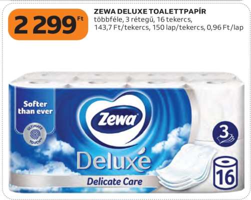 Zewa Deluxe toalettpapír